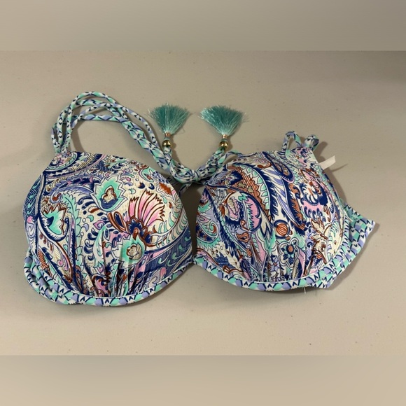 Victoria's Secret Blue and Gray Bikini Swimwear - Picture 9 of 10